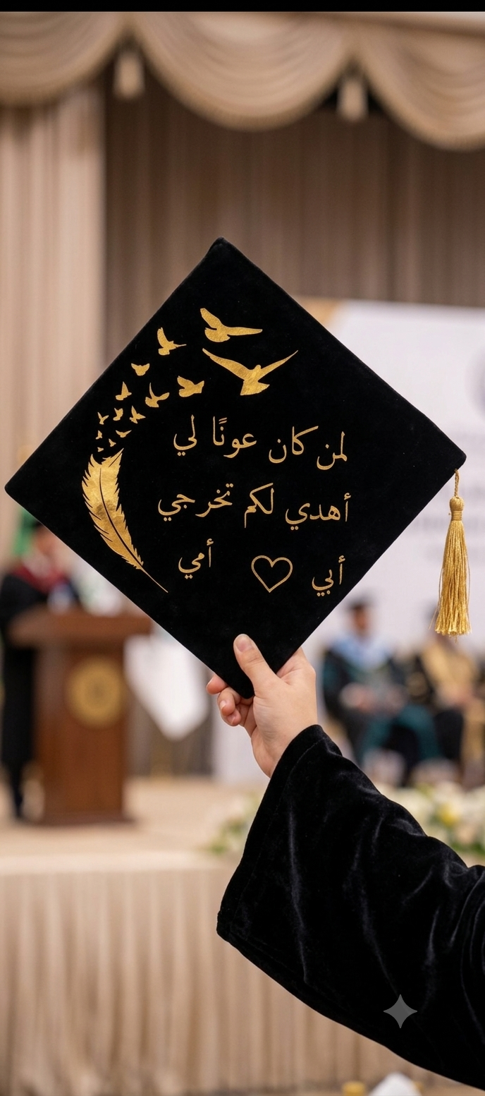 وشاح وطاقية تخرج